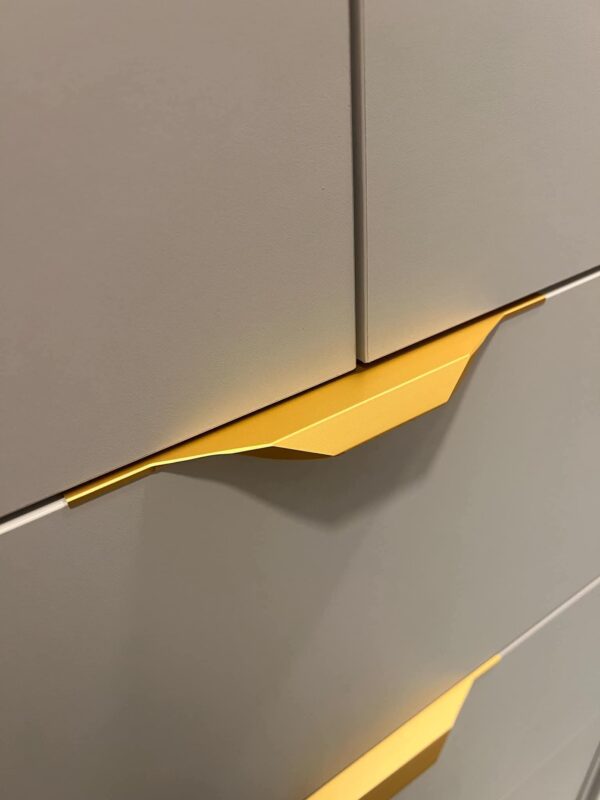 Käepide, kuldne, äärepealne, 200mm